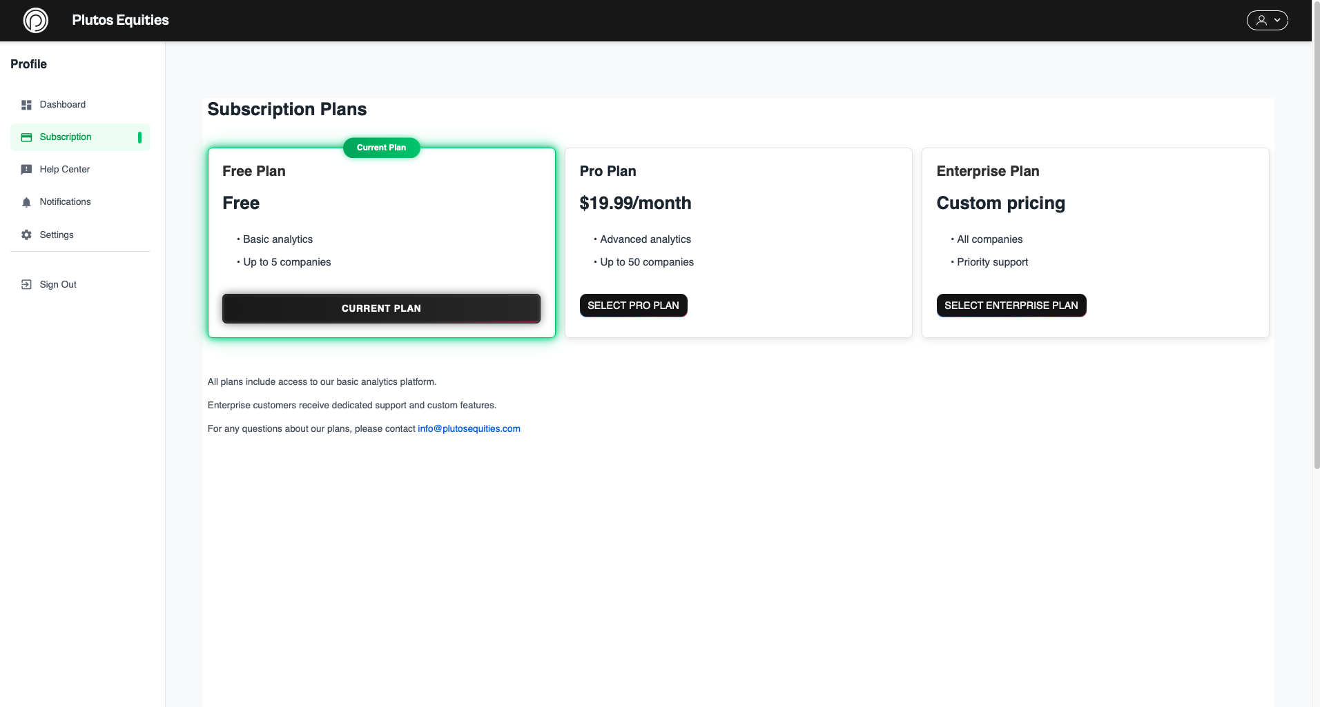 Security Settings